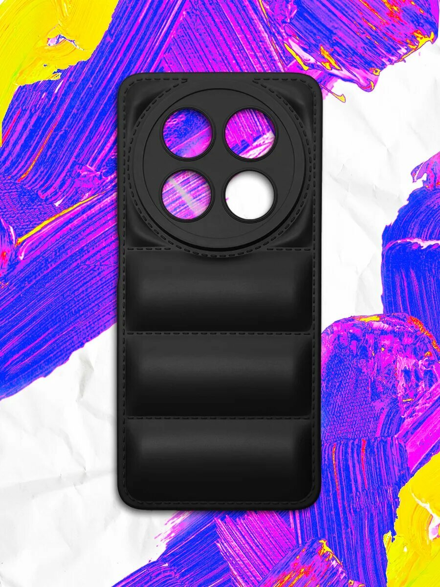 Дутый силиконовый чехол для Huawei Nova 12i, Хуавэй Нова 12ай — фото 1