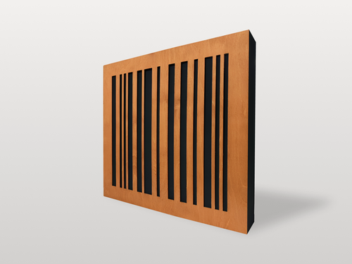 Изображение товара Акустическая панель Штрихкод размеры 500х500х50мм, цвет Груша