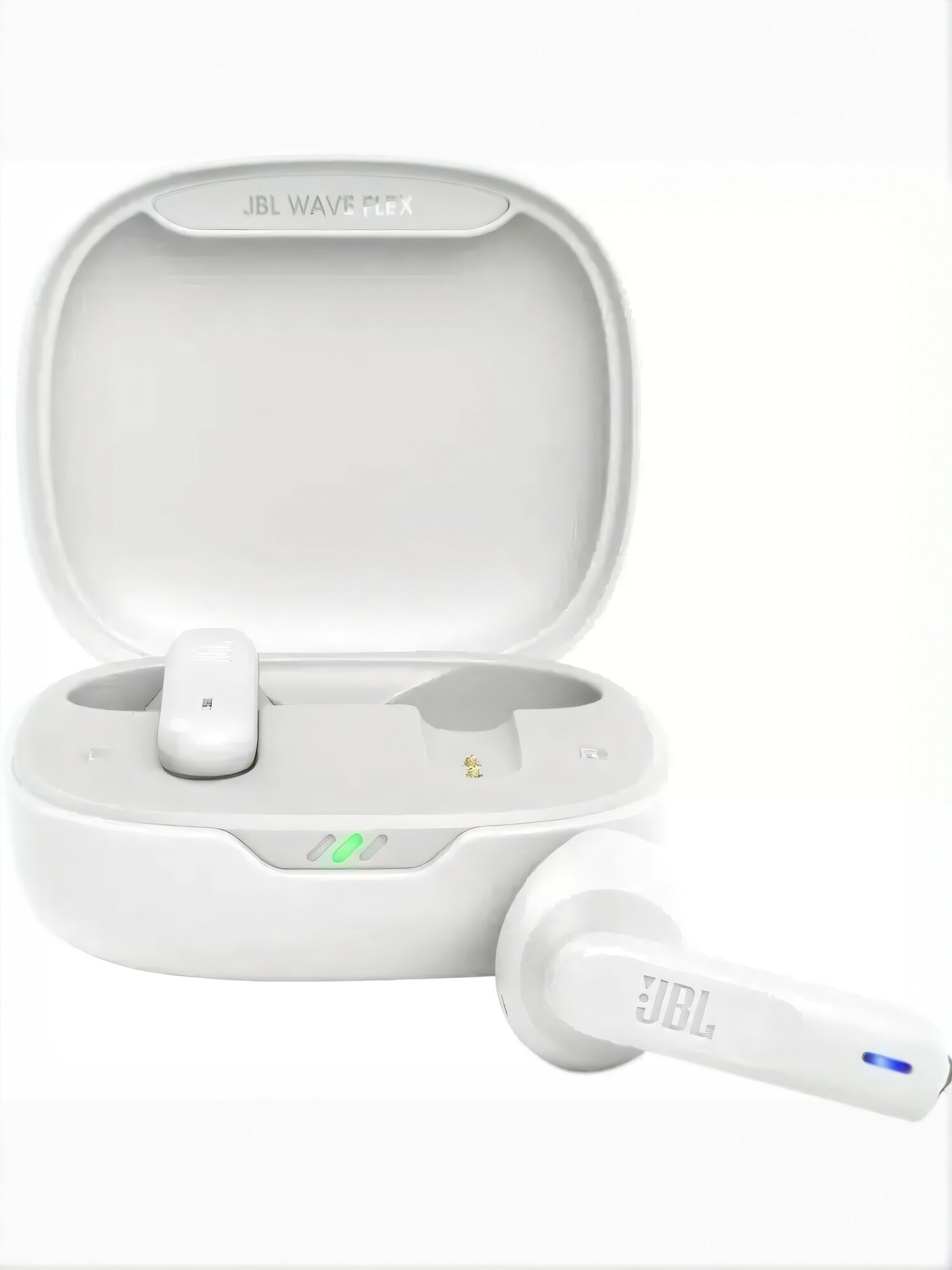 Гарнитура беспроводная (наушники) JBL Wave Flex, Bluetooth, 40мАч, Белый, JBLWFLEXWHT - фото №1