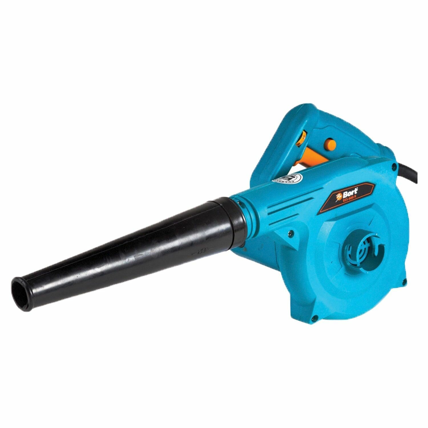 Воздуходувка Bort 600 Вт производительность до 240 м3/час регулировка скорости функция пылесоса