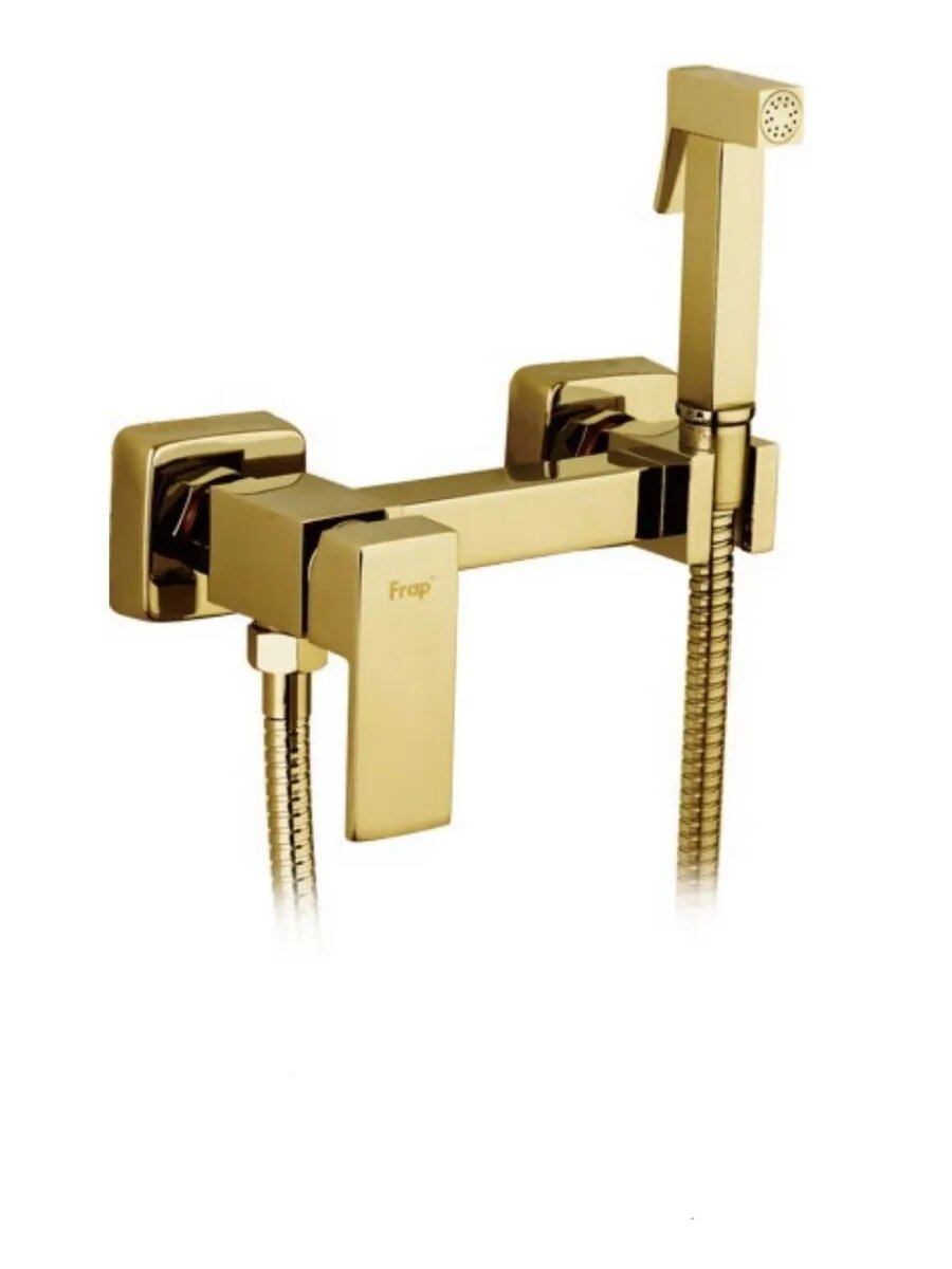 Гигиенический душ со смесителем F7504-3 золотой сатин