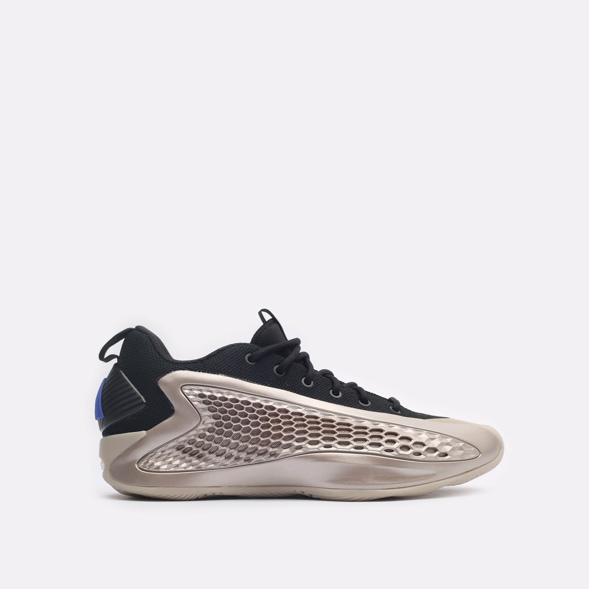 Кроссовки adidas Anthony Edwards 1 Low, размер 9.5 US, черный, серебряный