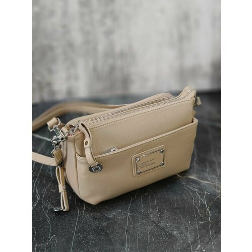 Сумка кросс-боди BAG irafrail, фактура матовая, зернистая, голубой, зеленый, бирюзовый