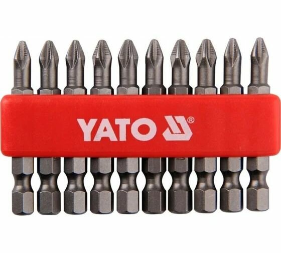 YATO Бита крестовая PН2 1/4 50мм 10шт. YT-0478