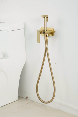 Изображение товара Гигиенический душ GAPPO G7248-32 скрытый монтаж, золотой сатин