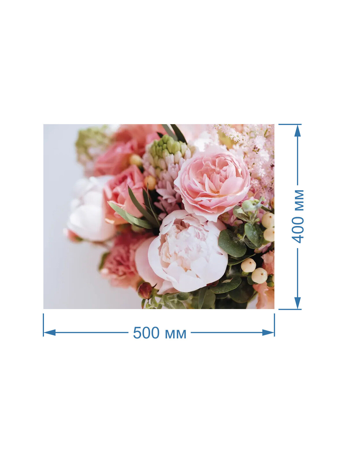 Постер на стену Нежная композиция цветы 50х40 см ПолиЦентр цифровая фотопечать