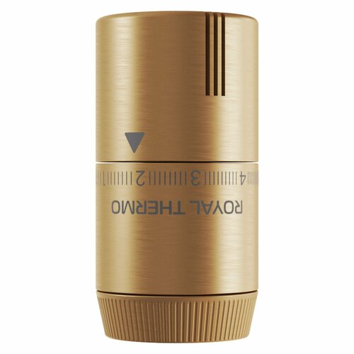 фото Термоголовка жидкостная royal thermo design м30х1,5 (золото матовое)