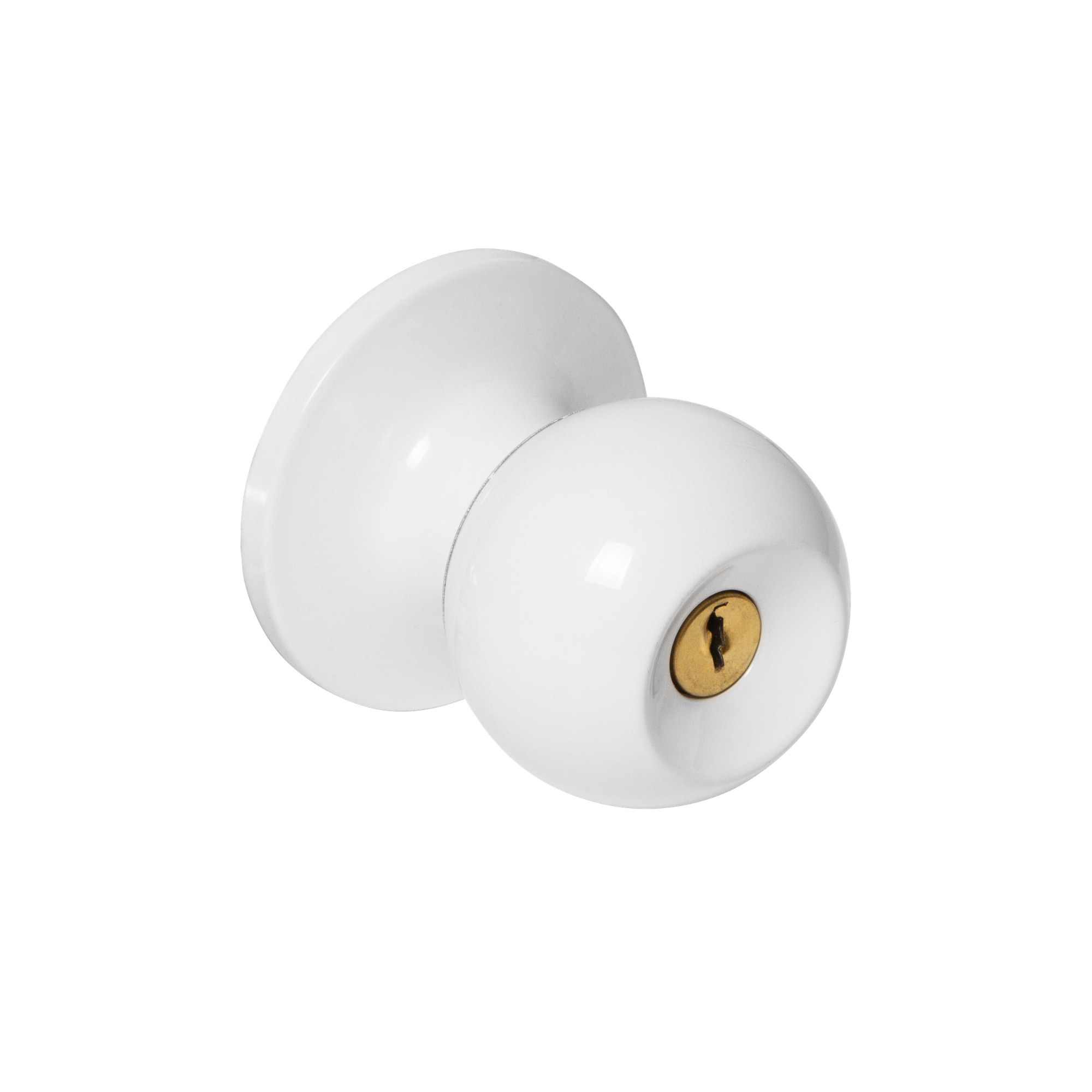 Ручка-кноб ключ/фиксатор цвет белый