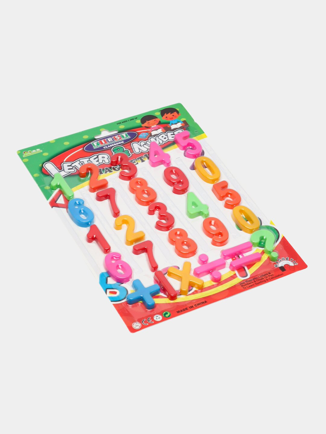 Магнитные цифры и математические знаки для детей 4+ | Азбука на магнитах | Обучающий набор для развития моторики и счета — фото 1