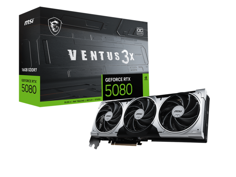 Видеокарта видеокарта/ GeForce RTX 5080 16G VENTUS 3X OC