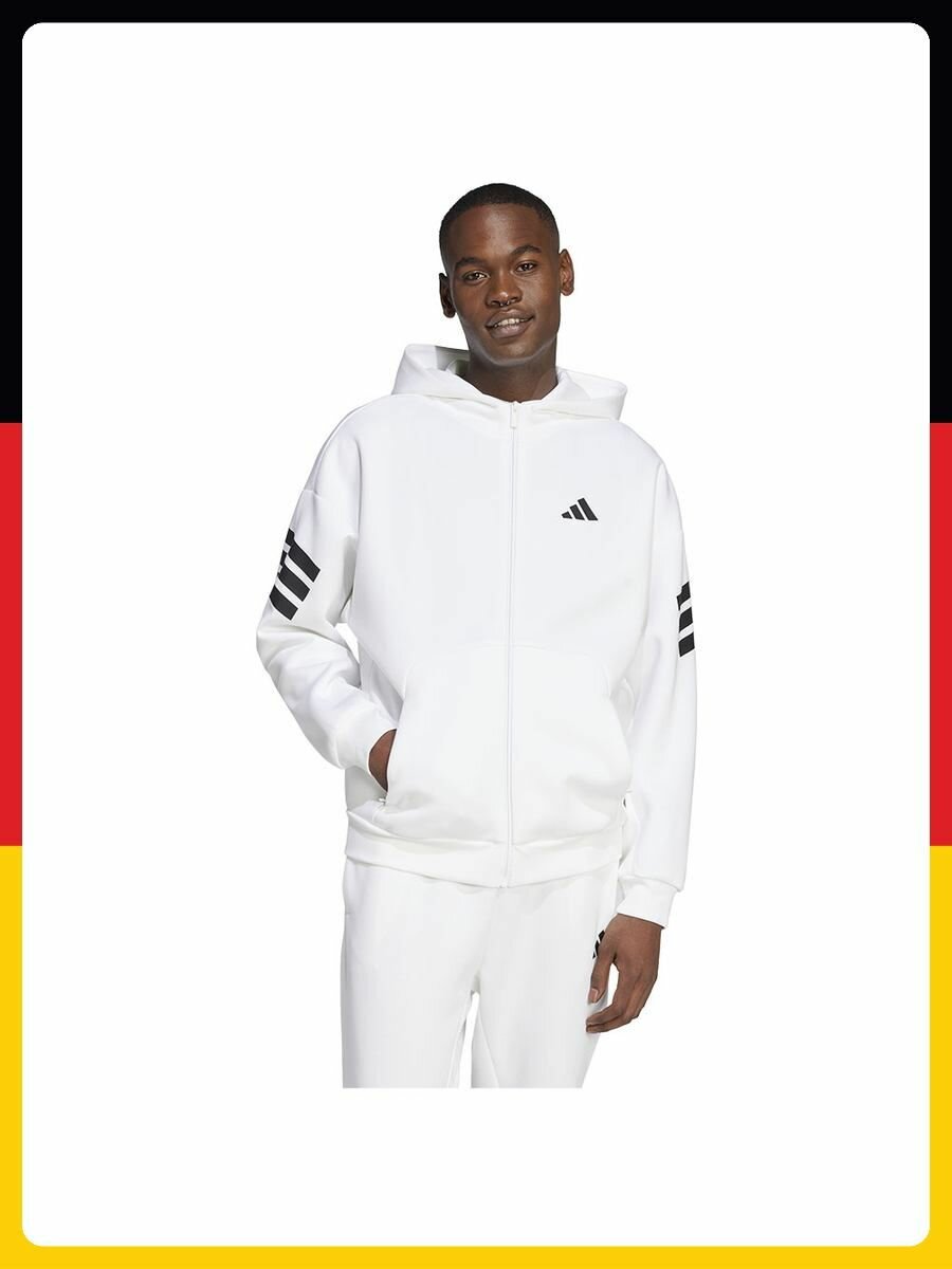 Толстовка спортивная adidas, размер -L, , белый