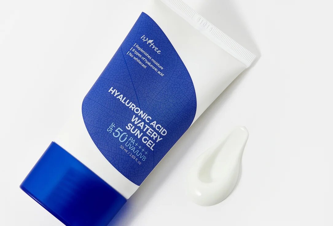 Солнцезащитный гель Isntree "Hyaluronic Acid Watery", SPF 50+, 50мл