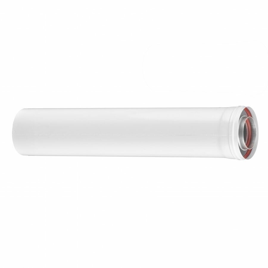 Труба (удлинитель) коаксиал. 60х100-500 ( Длина: 500 мм)