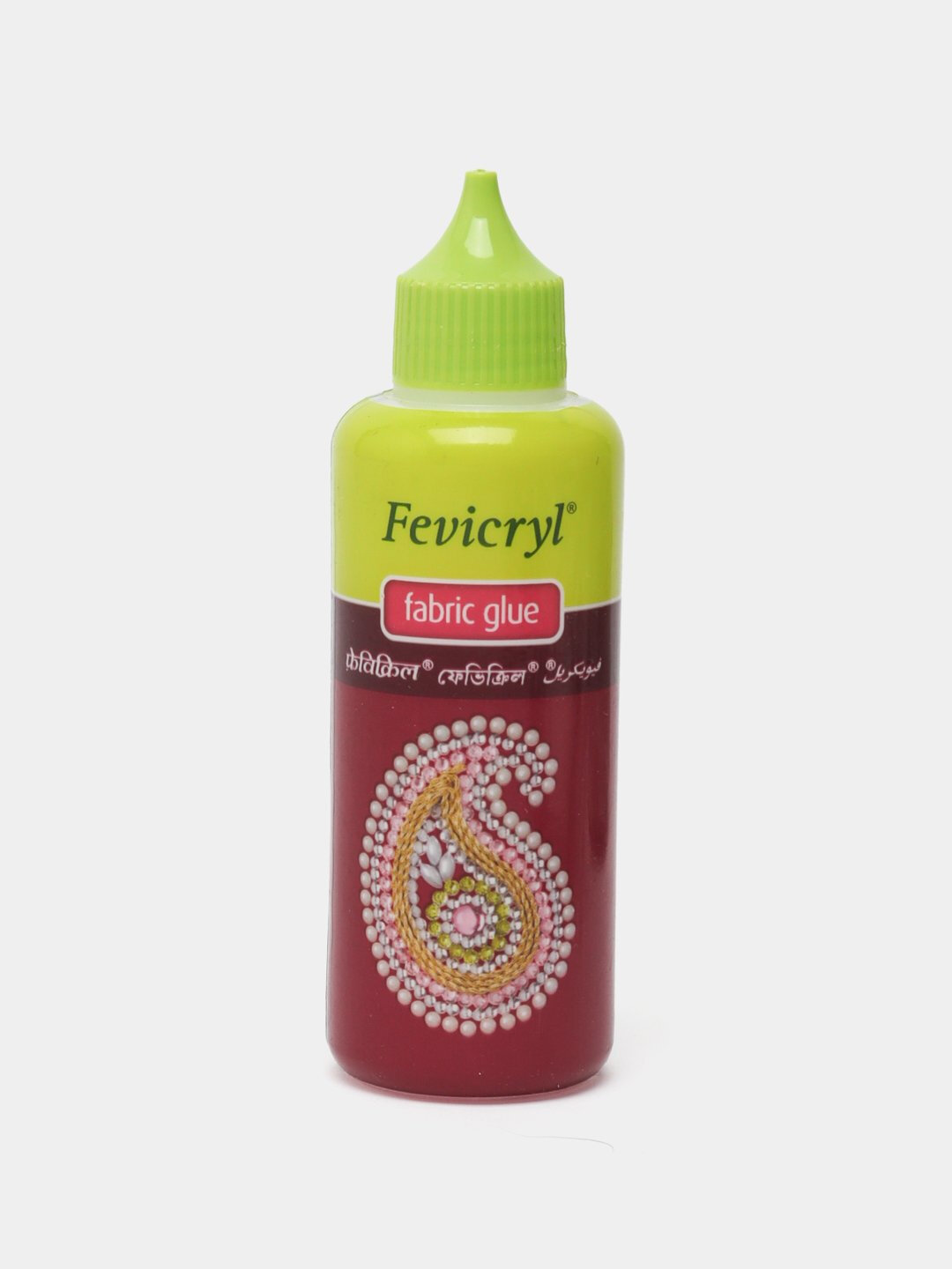 Универсальный клей для страз, жемчужин, бисера на одежду, ткань, стекло, дерево, 80 мл, Зеленый, 1 шт.