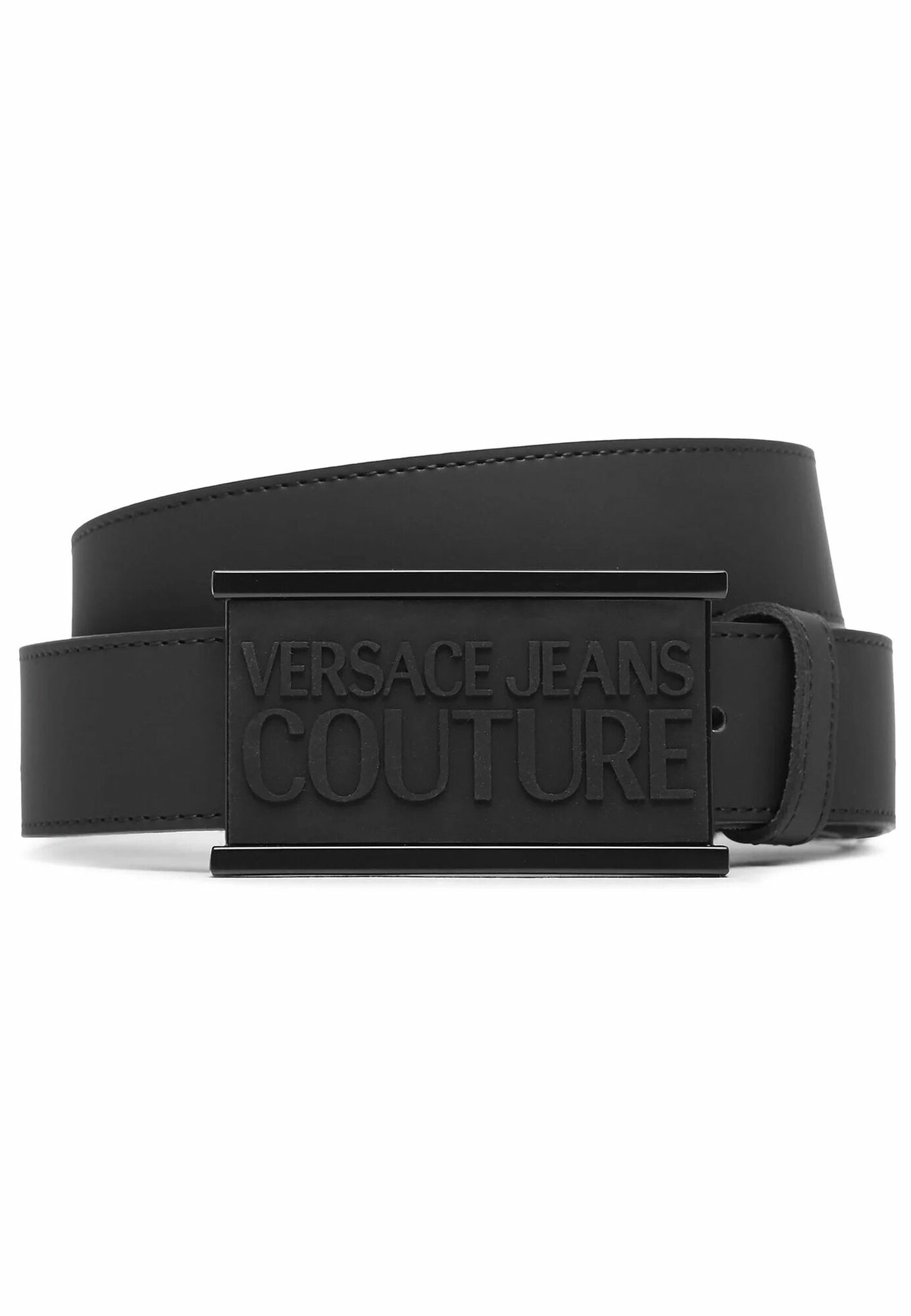 Ремень Versace Jeans Couture для мужчин, размер 110, черный