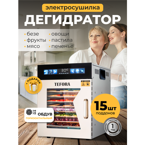 Дегидратор TEFORA BDM-F08 сушилка для овощей и фруктов электрическая 1383200₽