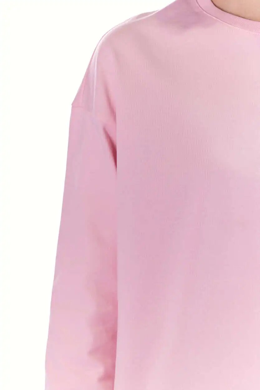 Лонгслив Selfie, размер L, , розовый — фото 1
