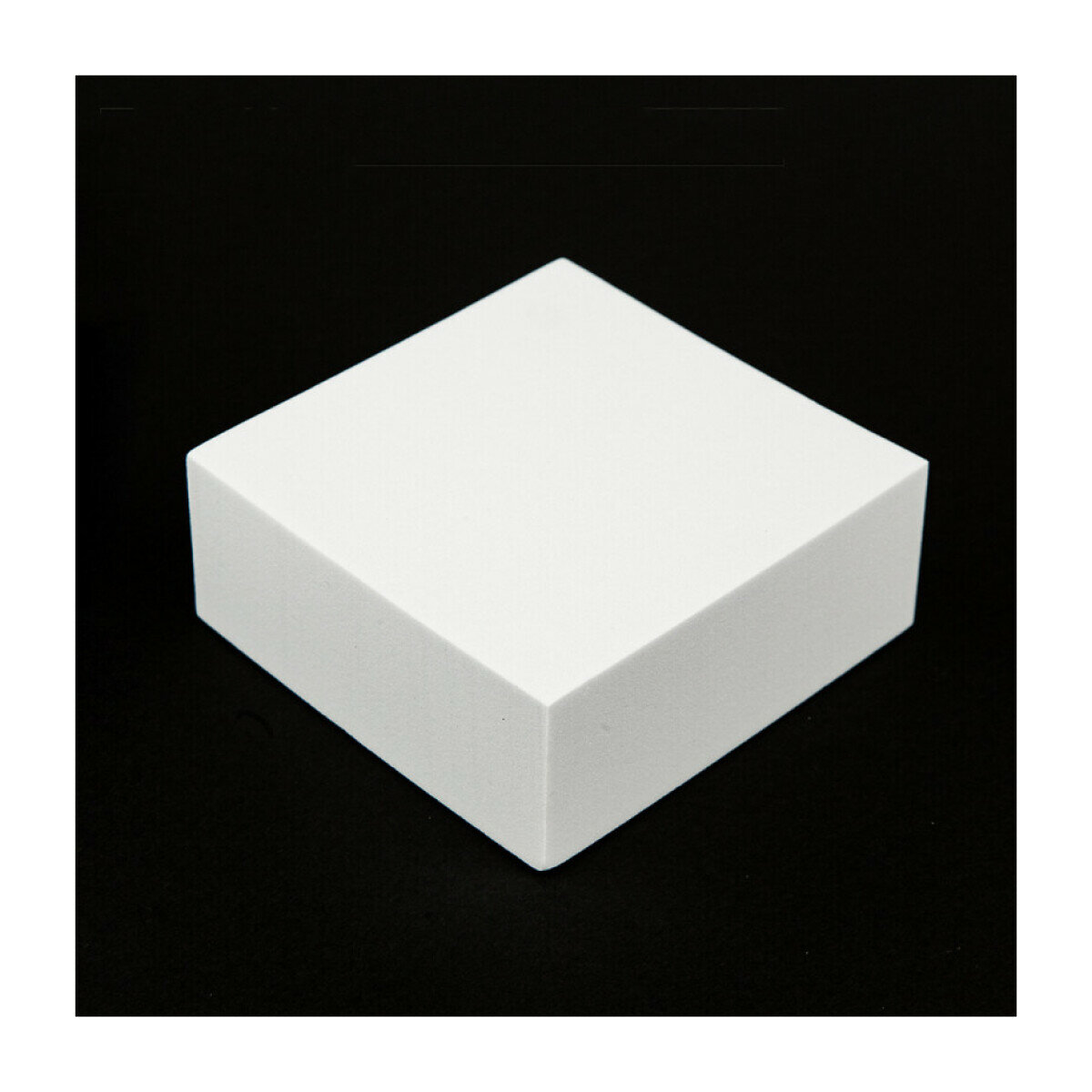 Параллелипипед белый 100x100x40 мм реквизит для предметной съемки Wansen BCC-10040W Cuboid
