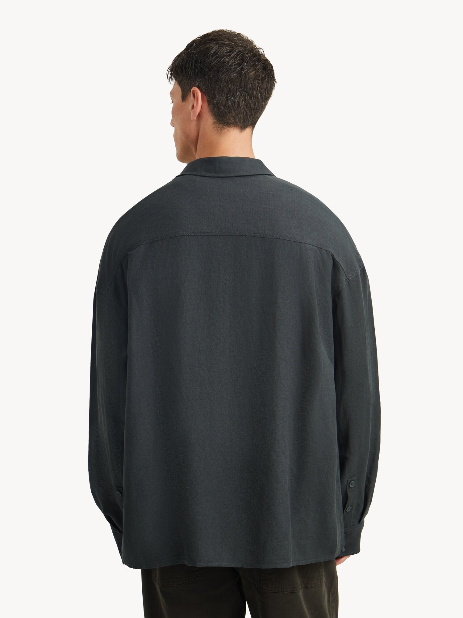 Рубашка MUTED AIR LINEN, размер L-XL, черный — фото 1