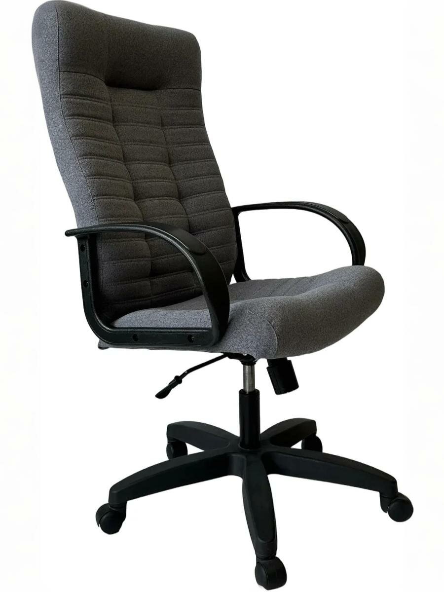 Компьютерное кресло StylChairs Атлант Ультра офисное, ткань серо-синий