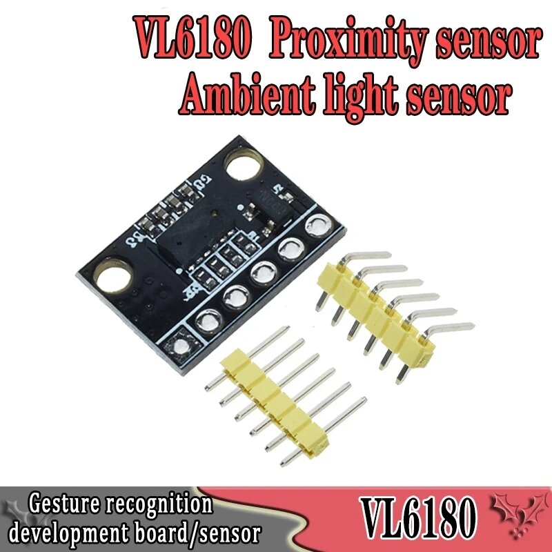 Дальномер WAVGAT VL6180 VL6180X, оптический датчик дальности для интерфейса Arduino I2C, 3,3 В, 5 В, распознавание жестов, Оранжевый