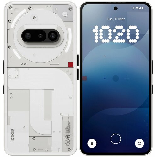 Nothing Phone 3a 12256 ГБ White белый Global Version Qualcomm SM7635 Snapdragon 7s Gen 3 4 nm 3370000₽