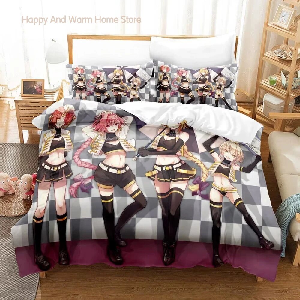 Комплект постельного белья Fate Astolfo 3D, 3, 155x215cm 3pcs