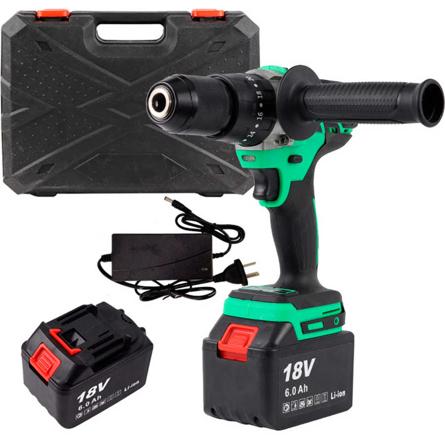 Zitrek Дрель-шуруповерт Zitrek Green Impact 18V 1800Вт аккум. патрон: быстрозажимной (кейс в комплекте) (063-4046)