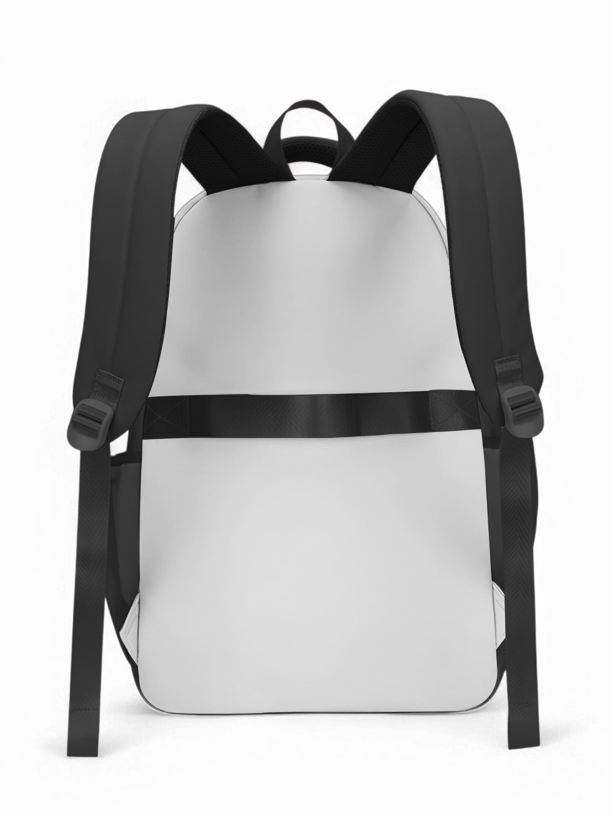 Рюкзак школьный для девочки подростка портфель черный белый в школу городской с кошельком — фото 1