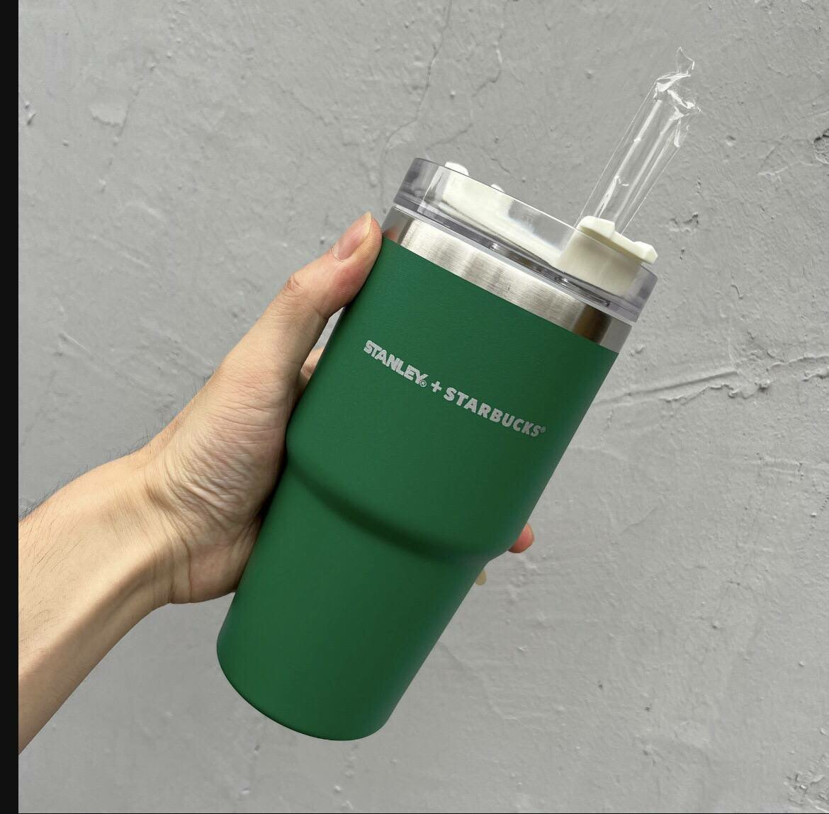 Термокружка STANLEY + STARBUCKS Однотонная 20 OZ 0.597 L в красивых цветах