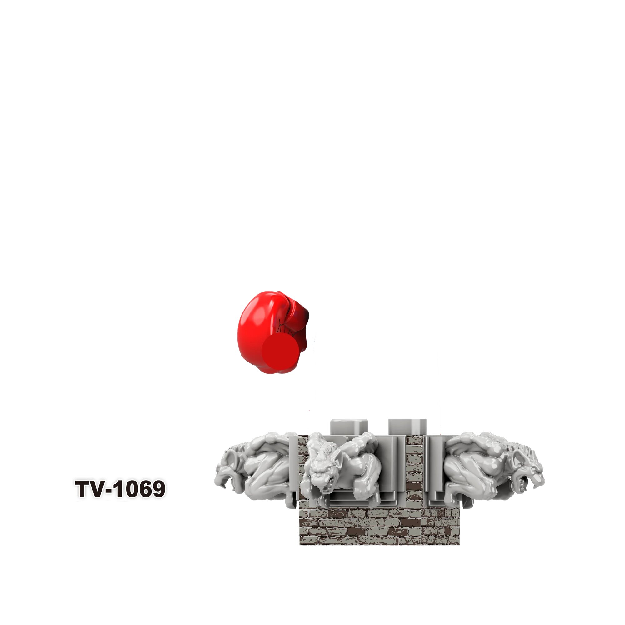 STEM конструктор из пластика TV6209 Красный Унисекс