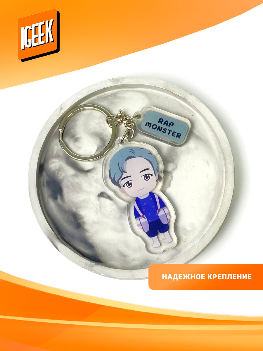 Брелок iGEEK, горчичный, синий — фото 1