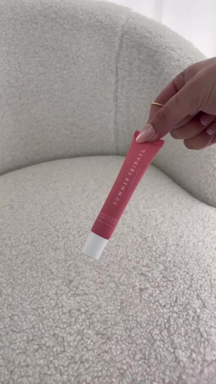 Блеск для губ, Summer Fridays Lip Butter balm Pink Sugar, сияющий и блестящий эффект, 15g — фото 1
