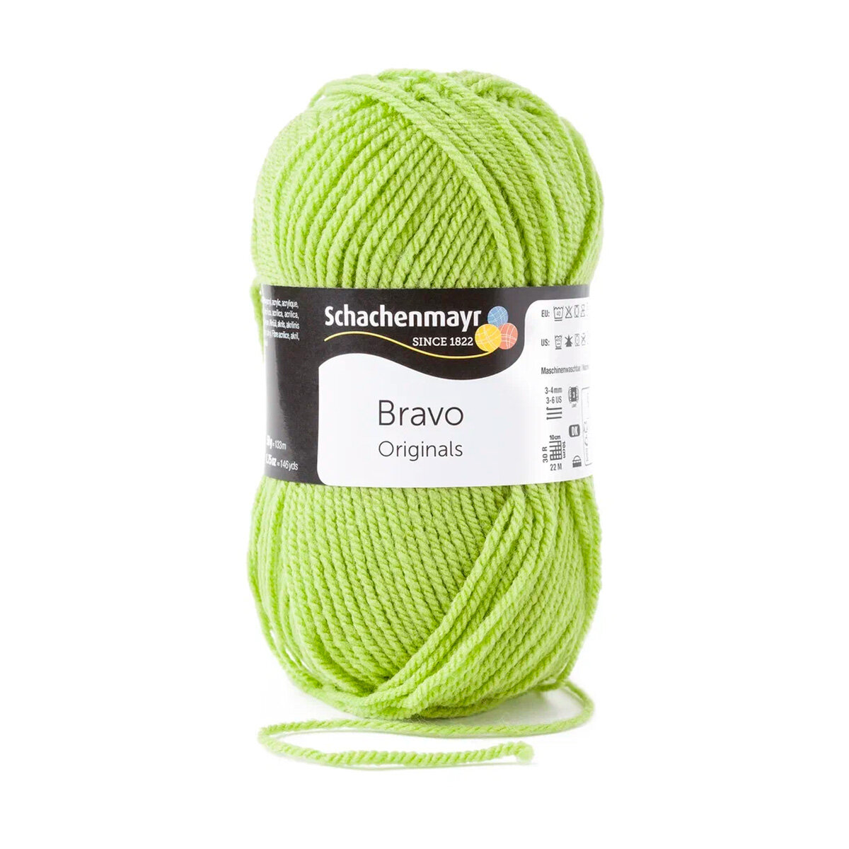 Bravo  Браво  пряжа Schachenmayr Originals  MEZ  9801211  08194  limone  лимон   зеленый 