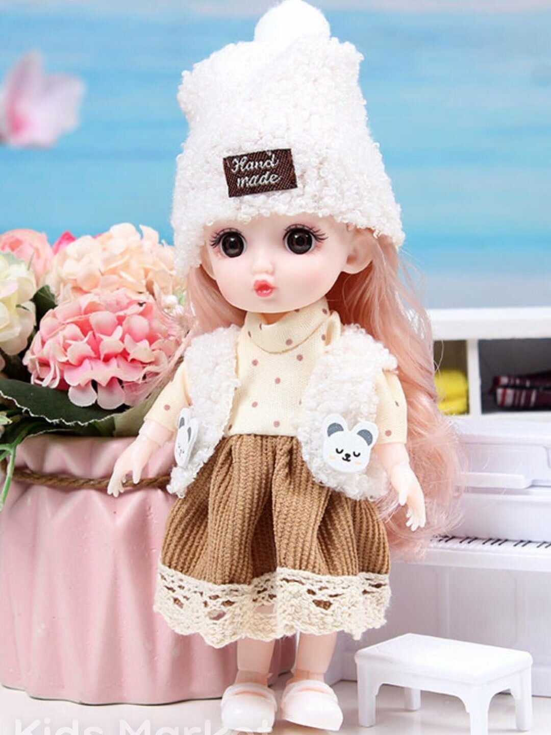 Кукла для девочек, набор кукол, шарнирная кукла, мини кукла 3D глаза — фото 1