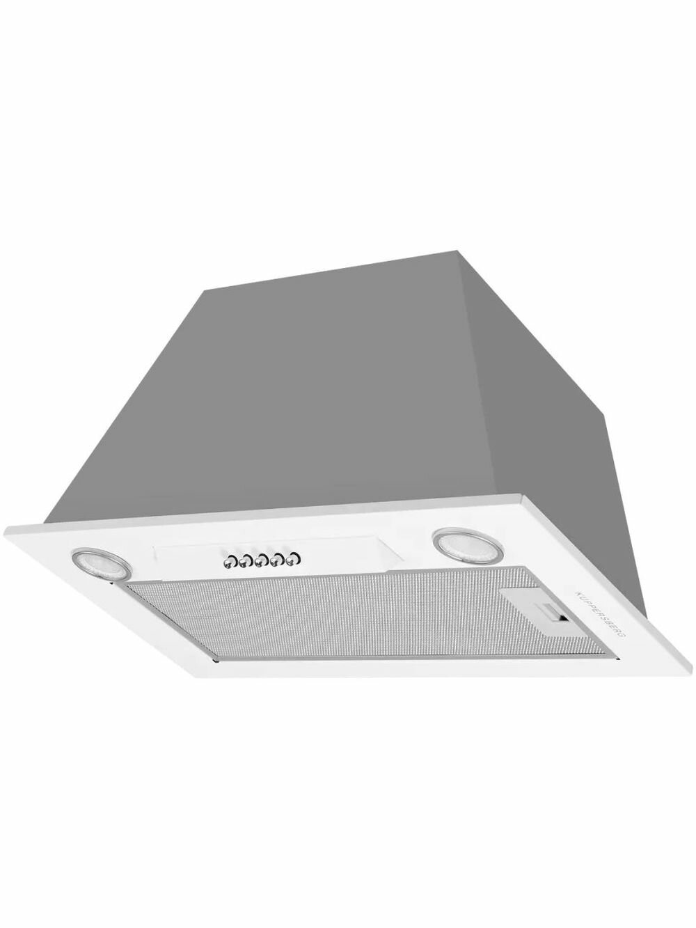 Вытяжка Kuppersberg INLINEA 52 WX, встраиваемая, 52 см, белый цвет, с выдвижной панелью и LED-подсветкой