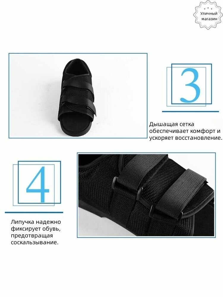 Изображение Реабилитация переломов и травм стопы ортопедические изделия послеоперационная реабилитационная обувь