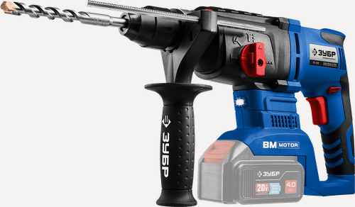 Изображение товара Бесщеточный перфоратор ЗУБР Т7, 20 В, 26 мм, без АКБ, Профессионал (PB-260)