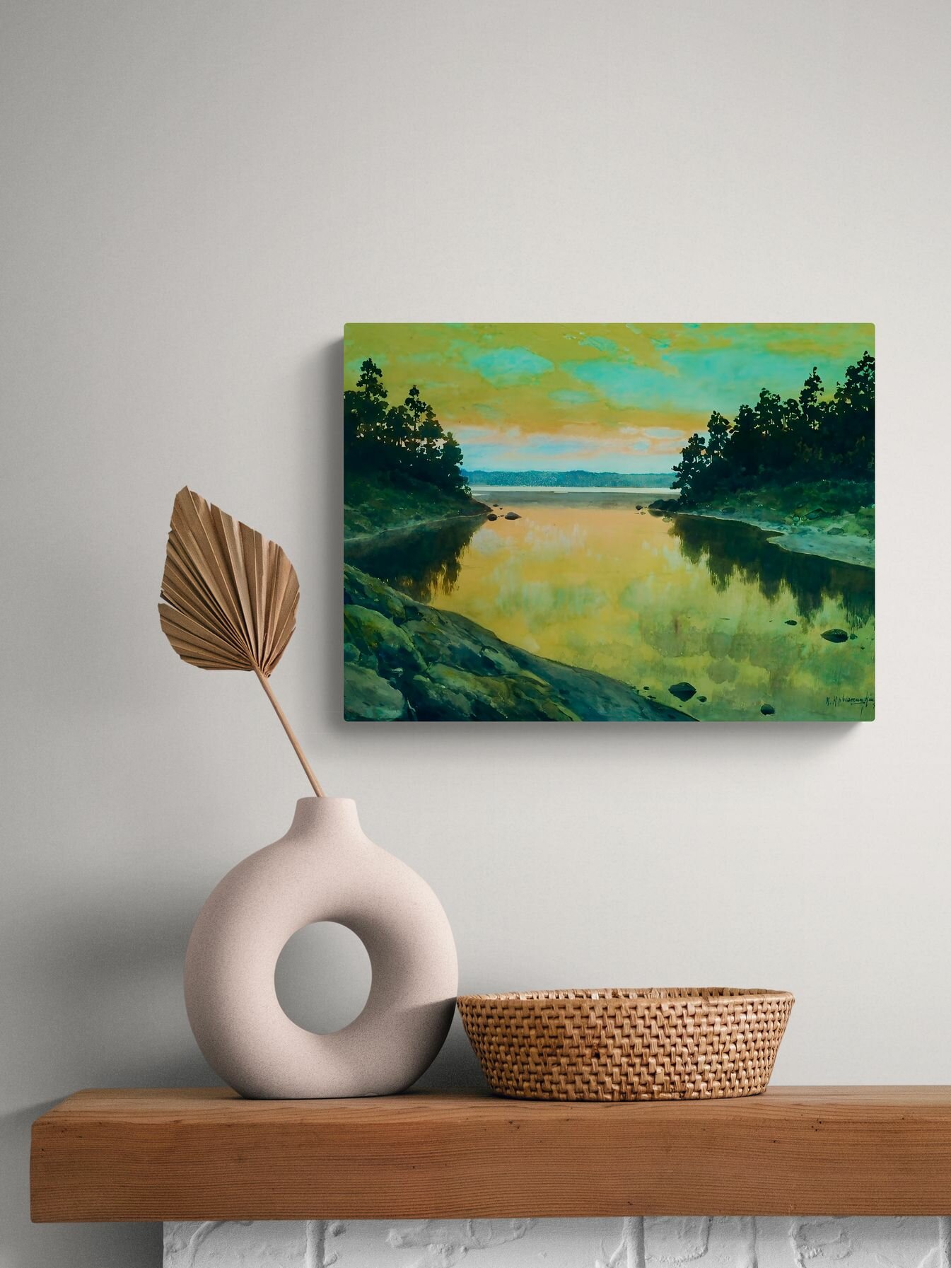 Крыжицкий Константин Яковлевич "Река" 40х30 см — фото 1