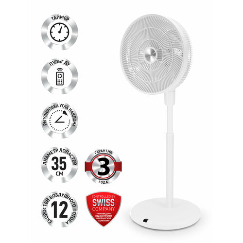 Вентилятор напольный Polaris PSF 4012 Белый 8499₽