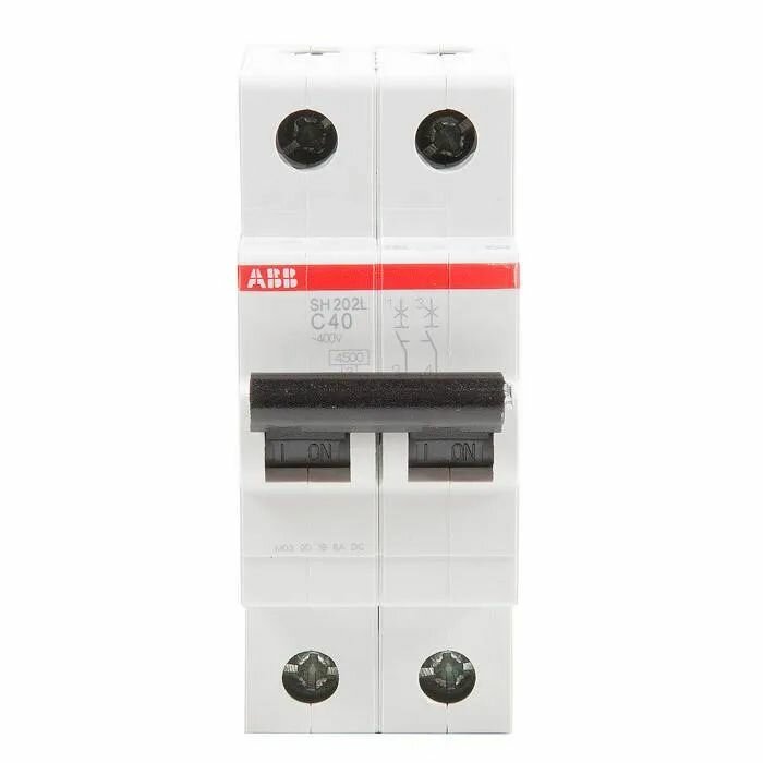 Автоматический выключатель ABB 40А 2-полюсный SH202L C40 (1шт)