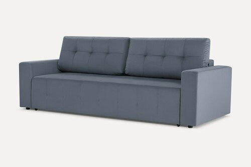 Изображение товара Диван-кровать Hoff Милборн 240х90х104 см, еврокнижка, велюр, цвет серый