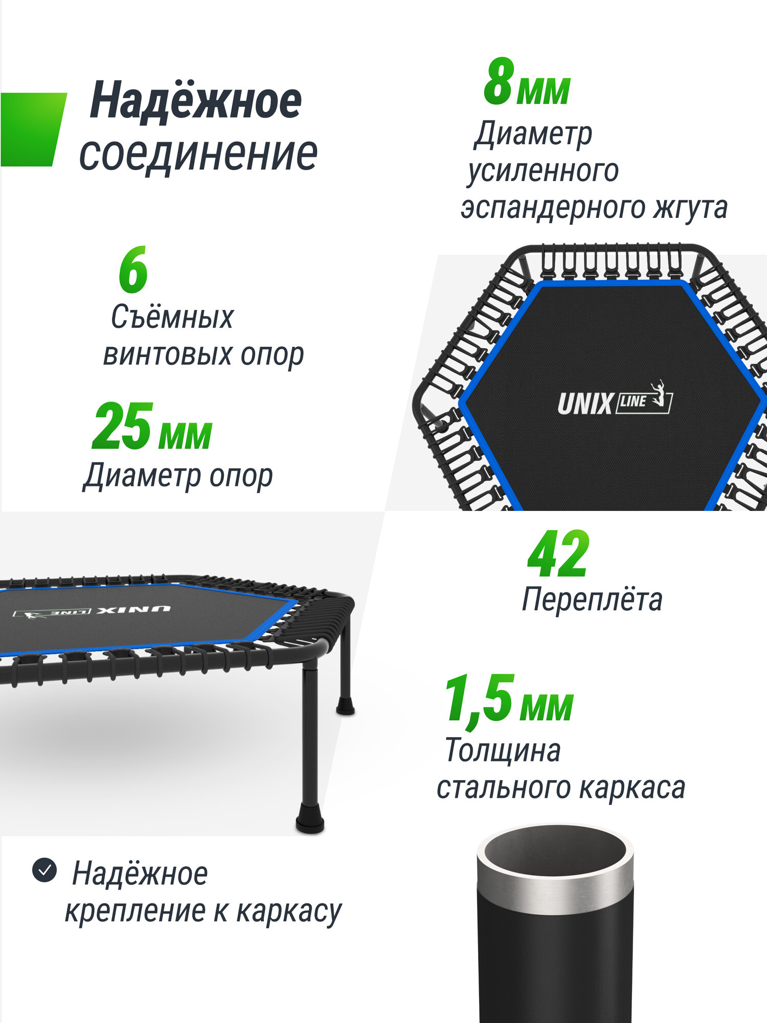 Деталь рамы батута