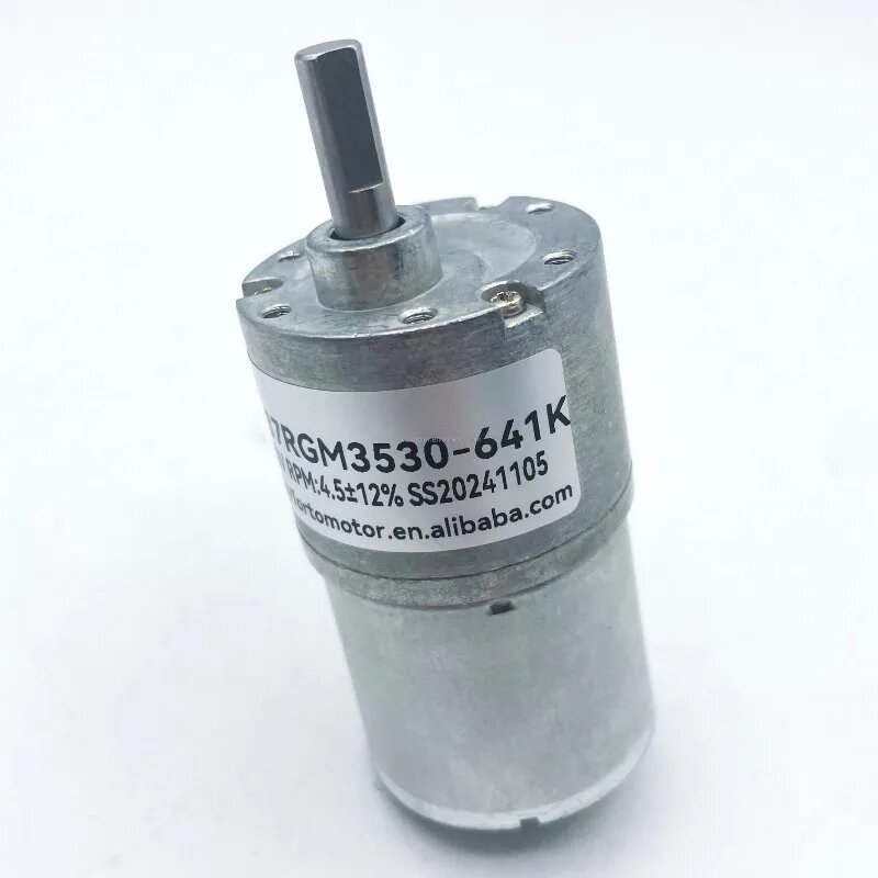 FT-37RGM3530-641K прямой редуктор 12 В постоянного тока мотор-редуктор редуктор для кошачьего туалета