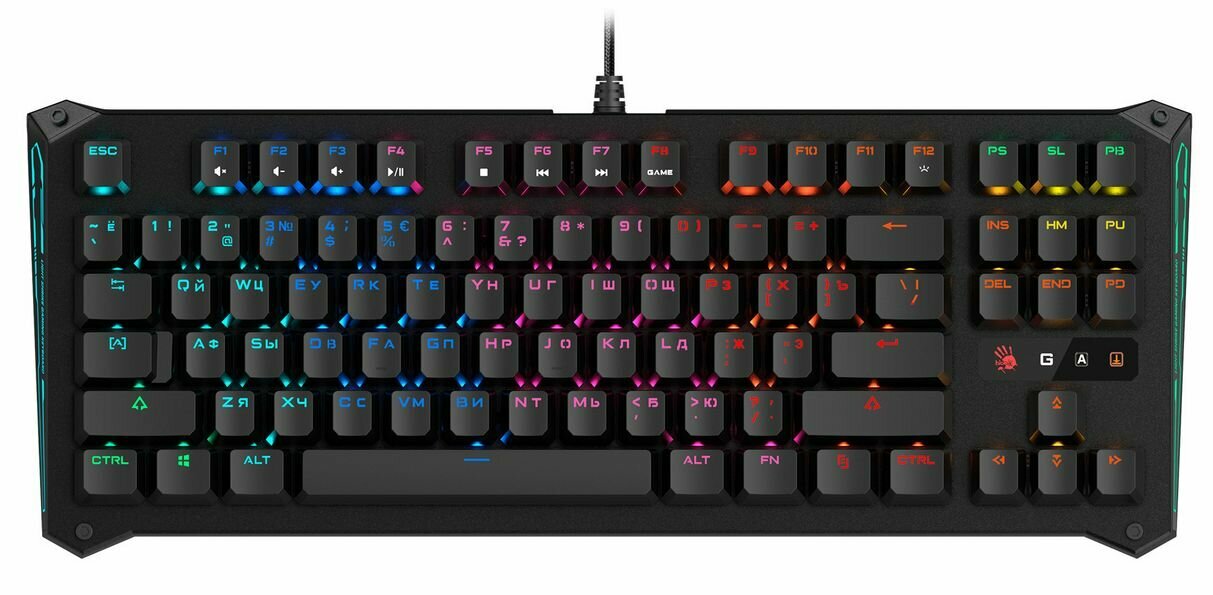 Клавиатура A4Tech Bloody B930 механическая, цвет черный, интерфейс USB, for gamer, LED.(1010866)