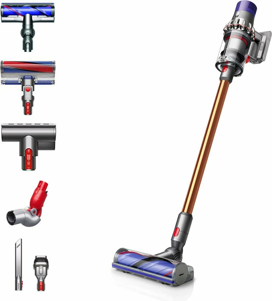 Аккумуляторный пылесос Дайсон (Dyson) отличается высокой мощностью и скоростью уборки