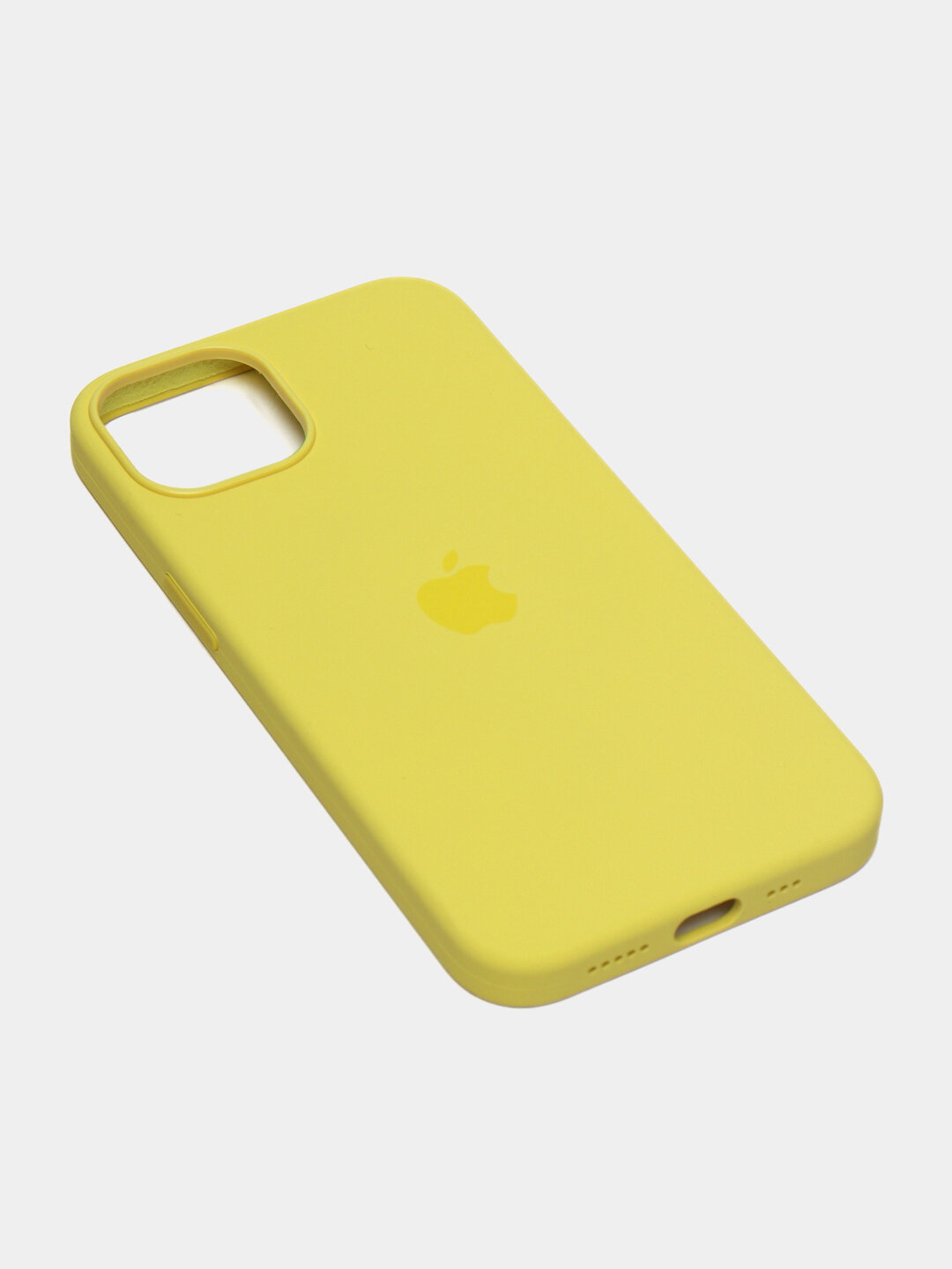 Чехол для iPhone 12 Pro Max, силиконовый, ударопрочный, приятный на ощупь, желтый