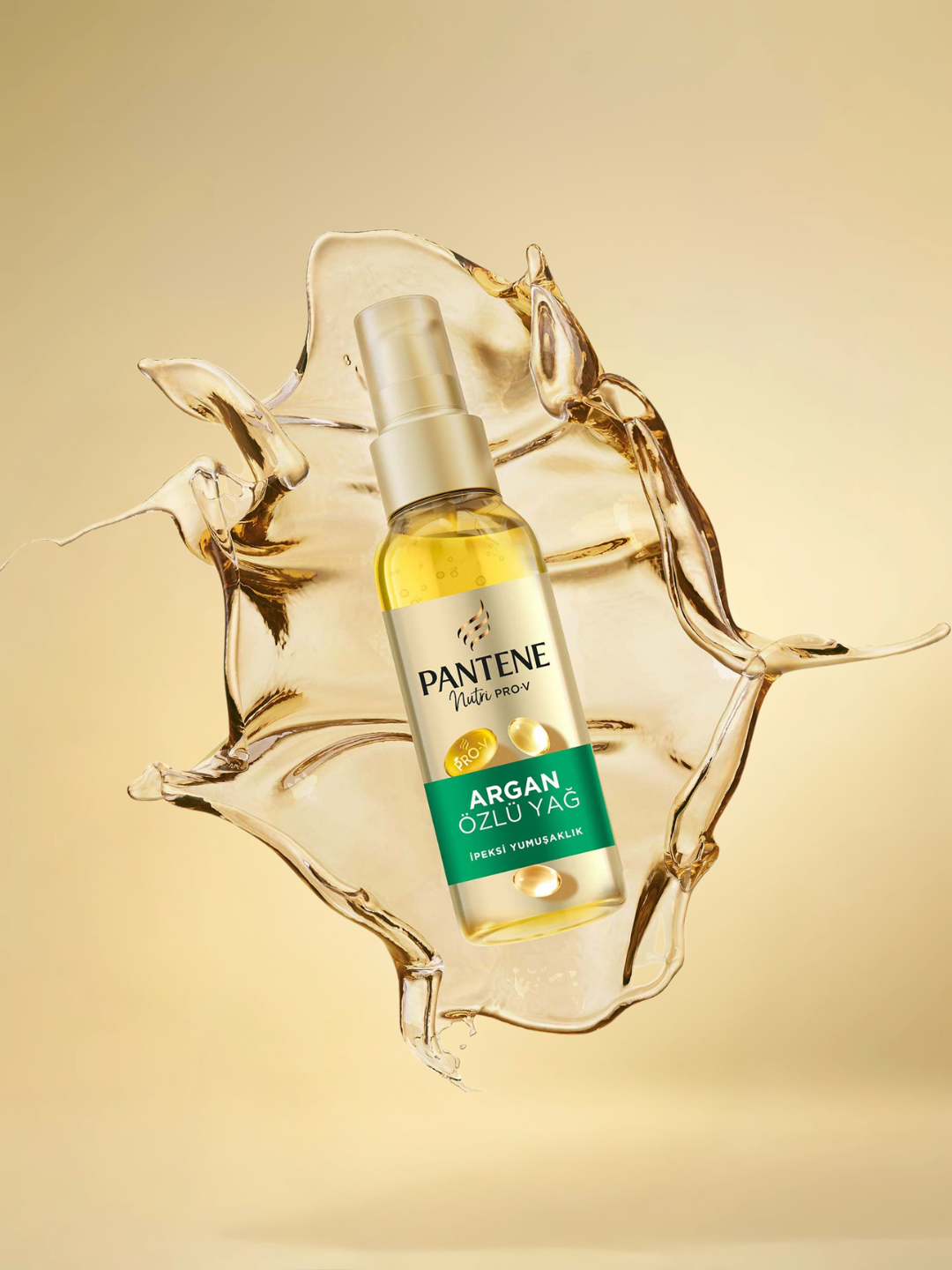 Масло для волос Pantene Pro-V, интенсивное укрепление с экстрактом арганы, 100 мл — фото 1