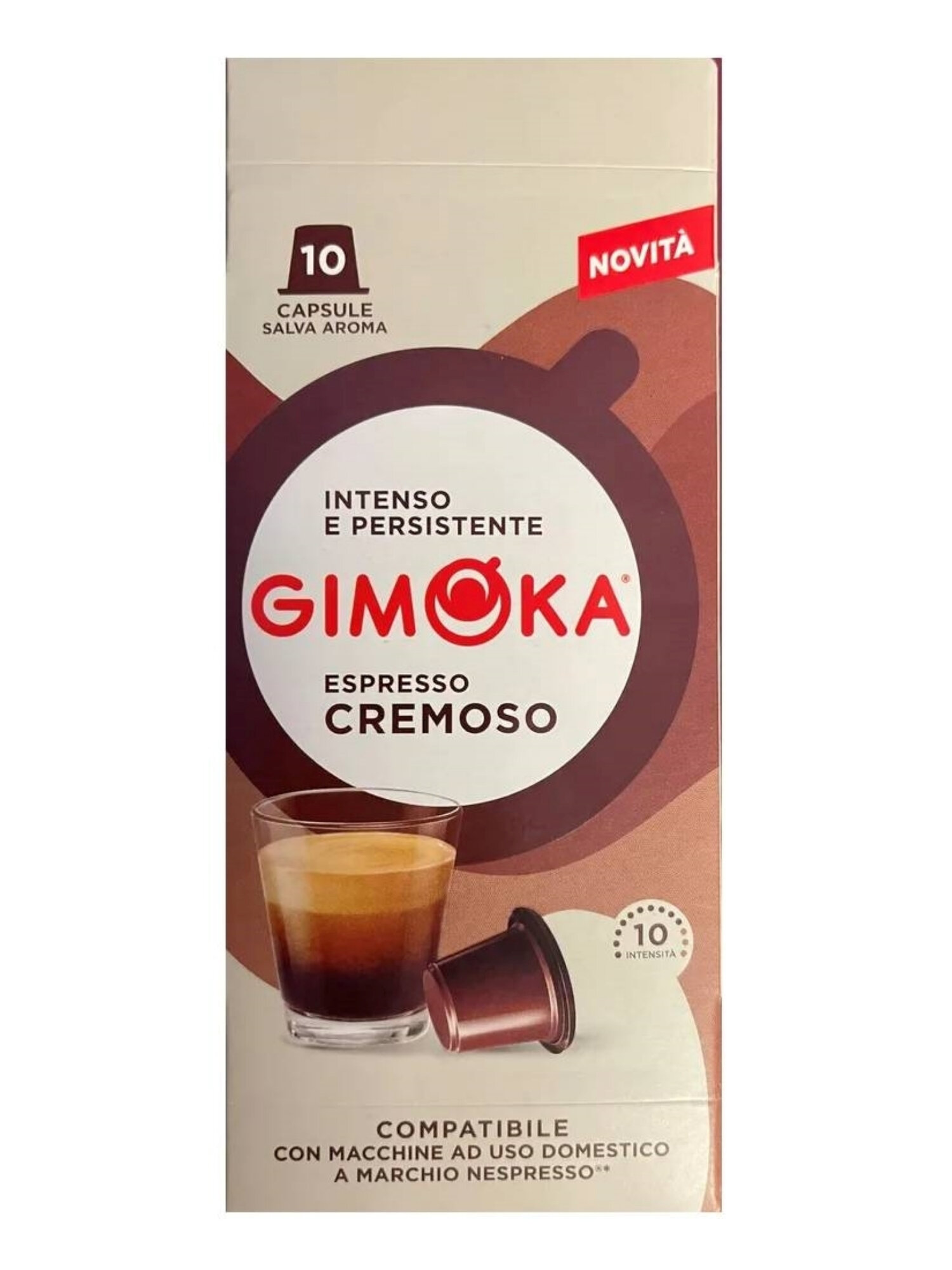 Кофе в капсулах Gimoka Cremoso, 10 капсул