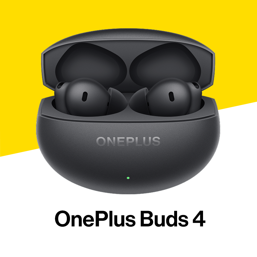 Беспроводные наушники OnePlus Buds 4, Bluetooth, USB Type-C, шумоподавлением ANC, темно-серый